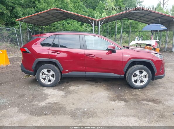 2T3MWRFV0KW036180 2019 TOYOTA RAV4 HYBRID Red Vista interior trasera