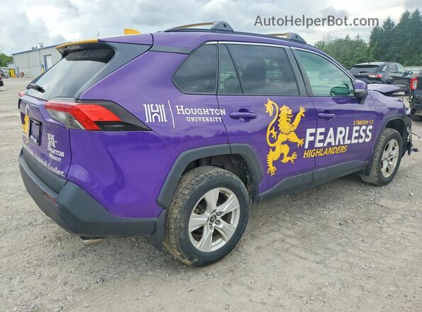 2T3MWRFV0LW082349 2020 TOYOTA RAV4 Purple Rear right