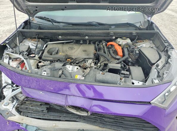 2T3MWRFV0LW082349 2020 TOYOTA RAV4 Purple Engine compartment view