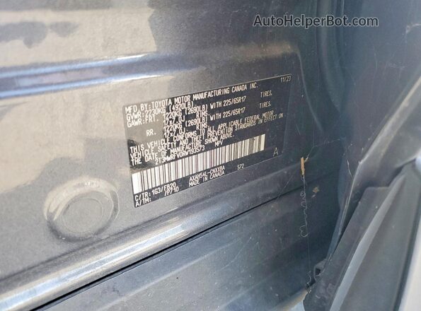 2T3MWRFV0RW193573 2024 TOYOTA RAV4 Черный Вид подкапотного пространства