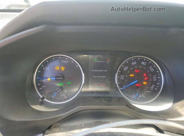 2T3MWRFV2LW074320 2020 TOYOTA RAV4 Silver Vista del cuadro de instrumentos