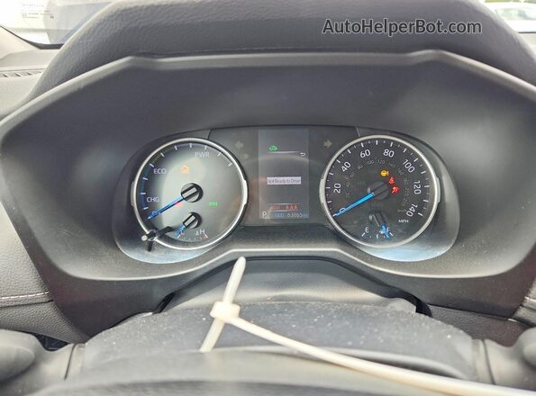 2T3MWRFV3KW038778 2019 TOYOTA RAV4 Черный Вид щитка приборов
