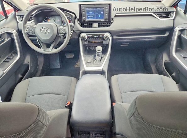2T3MWRFV3MW127981 2021 TOYOTA RAV4 Red Առջևի վահանակի տեսք
