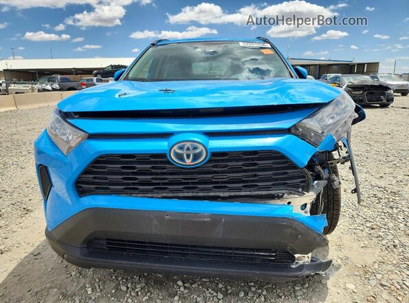 2T3MWRFV4KW017521 2019 TOYOTA RAV4 Blue Front view