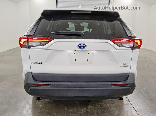 2T3MWRFV4MW116679 2021 TOYOTA RAV4 White Հետևի տեսք