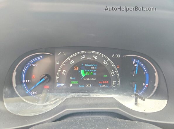 2T3MWRFV4PW171489 2023 TOYOTA RAV4 Gray Вид щитка приладів