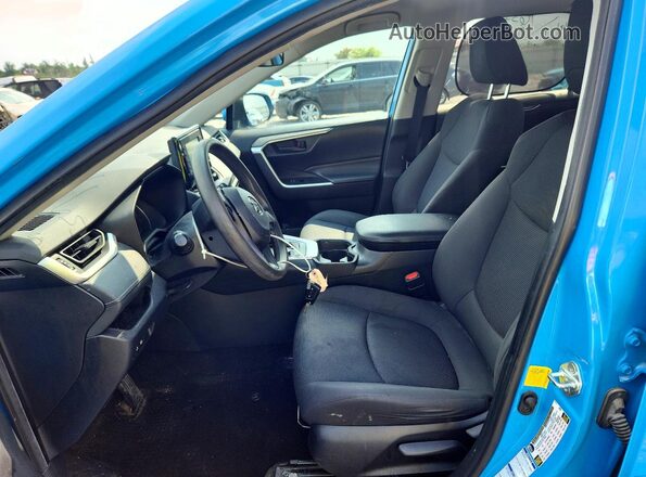 2T3MWRFV5KW001490 2019 TOYOTA RAV4 Blue წინა სალონის ხედი