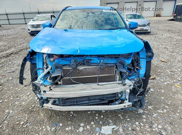 2T3MWRFV5KW001490 2019 TOYOTA RAV4 Blue წინა ხედი