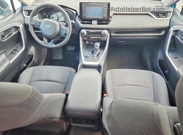2T3MWRFV5KW001490 2019 TOYOTA RAV4 Blue წინა პანელის ხედი