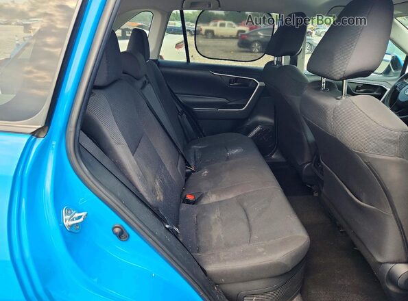 2T3MWRFV5KW001490 2019 TOYOTA RAV4 Blue უკანა სავარძლების ხედი
