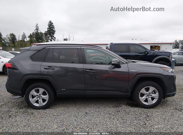 2T3MWRFV5KW017933 2019 TOYOTA RAV4 HYBRID Gray Панорамний вид салону 360°