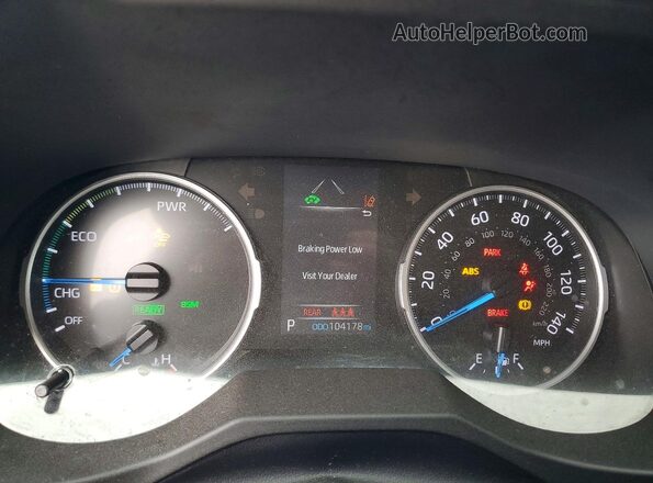 2T3MWRFV5KW031749 2019 TOYOTA RAV4 Silver Widok zestawu wskaźników