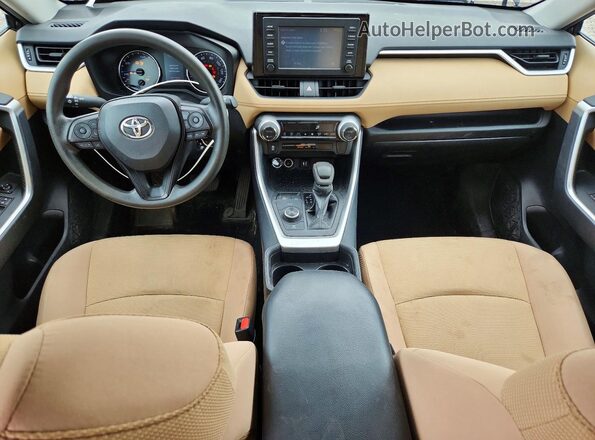 2T3MWRFV6KW007945 2019 TOYOTA RAV4 Черный Вид панели приборов
