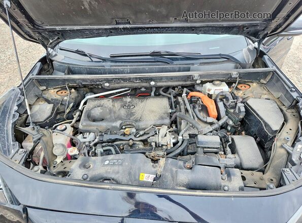 2T3MWRFV6KW007945 2019 TOYOTA RAV4 Черный Вид подкапотного пространства