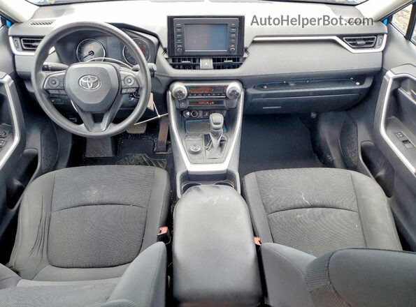 2T3MWRFV7KW018744 2019 TOYOTA RAV4 Blue Vista del salpicadero