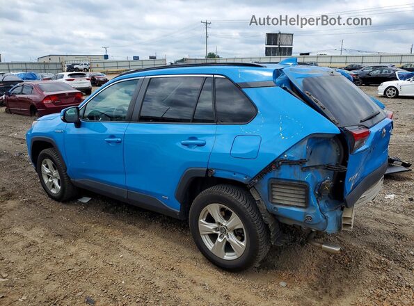 2T3MWRFV7KW018744 2019 TOYOTA RAV4 Blue Trasero izquierdo