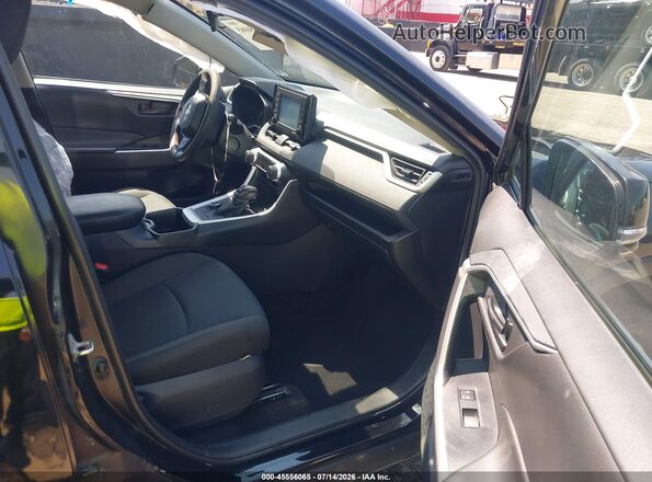 2T3MWRFV7NW145062 2022 TOYOTA RAV4 HYBRID Black წინა სალონის ხედი