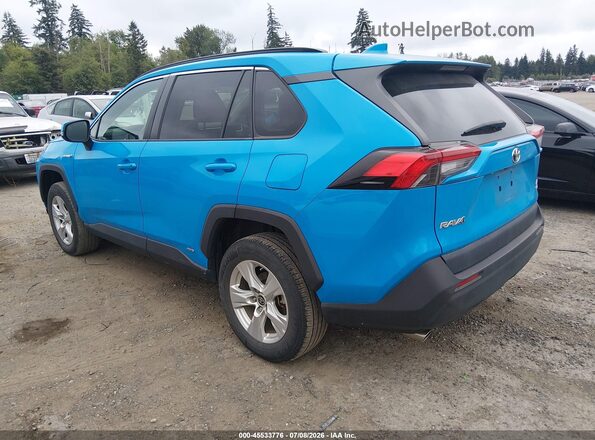 2T3MWRFV8MW117401 2021 TOYOTA RAV4 HYBRID Blue Rear left