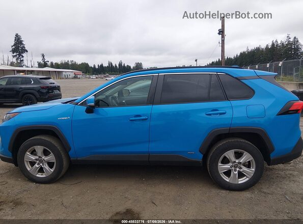 2T3MWRFV8MW117401 2021 TOYOTA RAV4 HYBRID Blue 360 interior view
