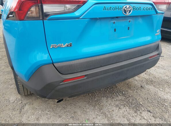 2T3MWRFV8MW117401 2021 TOYOTA RAV4 HYBRID Blue Front view