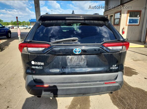 2T3MWRFV9KW006515 2019 TOYOTA RAV4 Черный Вид сзади