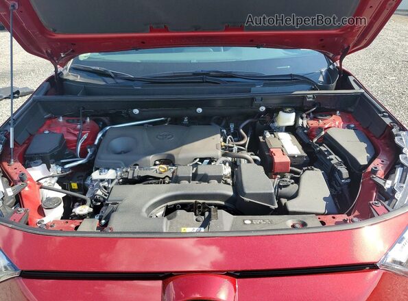 2T3N1RFV0SW629623 2025 TOYOTA RAV4 Red ძრავის განყოფილების ხედი
