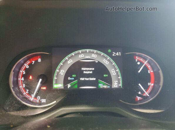 2T3N1RFV1MC221331 2021 TOYOTA RAV4 Black Instrument cluster view