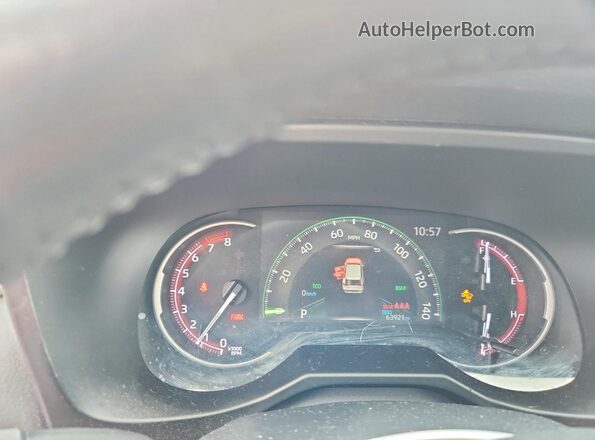2T3N1RFV3LW083983 2020 TOYOTA RAV4 Burgundy Вид щитка приладів