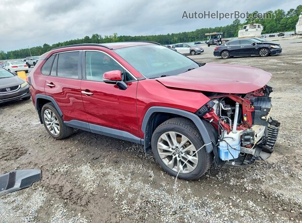 2T3N1RFV3LW083983 2020 TOYOTA RAV4 Burgundy Передня права чверть