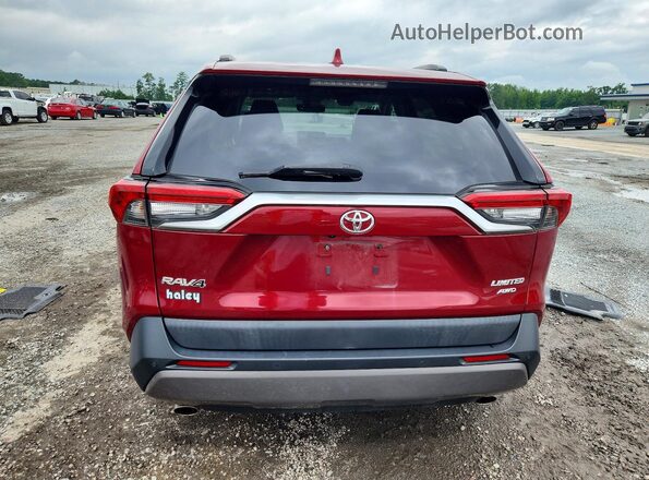 2T3N1RFV3LW083983 2020 TOYOTA RAV4 Burgundy Вид ззаду