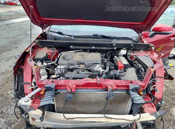 2T3N1RFV3LW083983 2020 TOYOTA RAV4 Burgundy Вид підкапотного простору