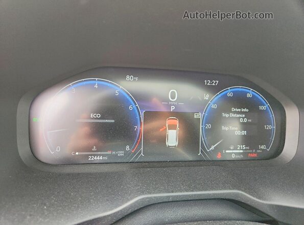 2T3N1RFV5RW412014 2024 TOYOTA RAV4 Красный Вид щитка приборов