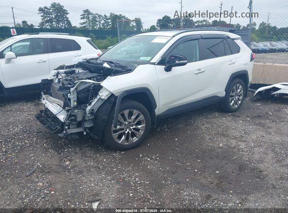 2T3N1RFV6MW222019 2021 TOYOTA RAV4 White Передня ліва чверть