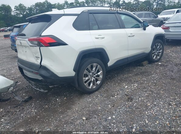 2T3N1RFV6MW222019 2021 TOYOTA RAV4 White Задня права чверть