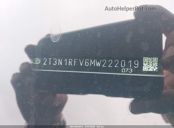 2T3N1RFV6MW222019 2021 TOYOTA RAV4 White 
