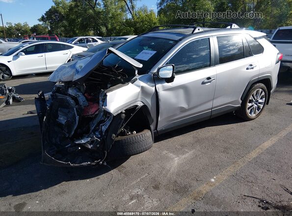 2T3N1RFV6NC287715 2022 TOYOTA RAV4 Silver Առջևի ձախ երեք քառորդ տեսարան