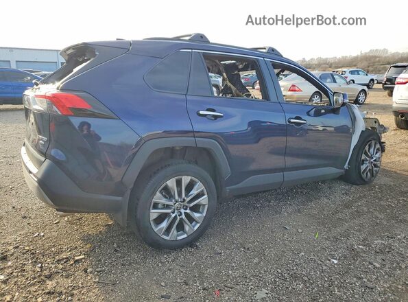 2T3N1RFV6NW312871 2022 TOYOTA RAV4 Blue Задня права чверть