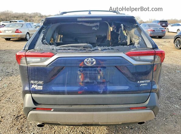 2T3N1RFV6NW312871 2022 TOYOTA RAV4 Blue Вид ззаду