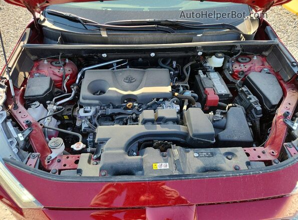 2T3N1RFV9SW601187 2025 TOYOTA RAV4 Red Vista del compartimento del motor