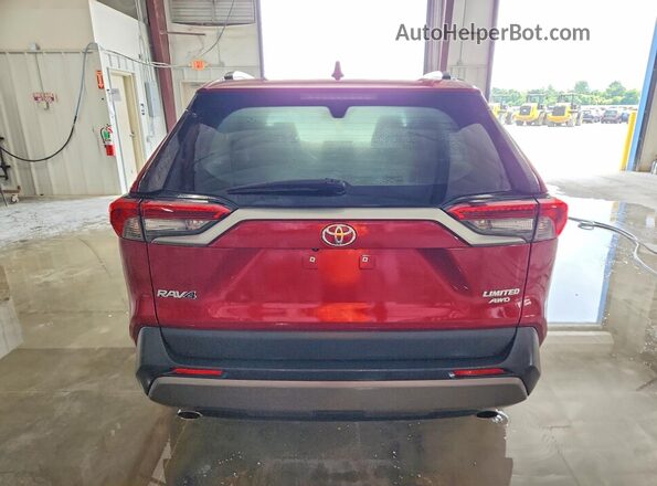 2T3N1RFVXLW085214 2020 TOYOTA RAV4 Maroon Вид ззаду