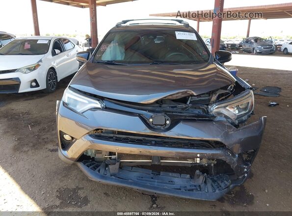 2T3NFREV1GW306613 2016 TOYOTA RAV4 Gray Vista del cuadro de instrumentos