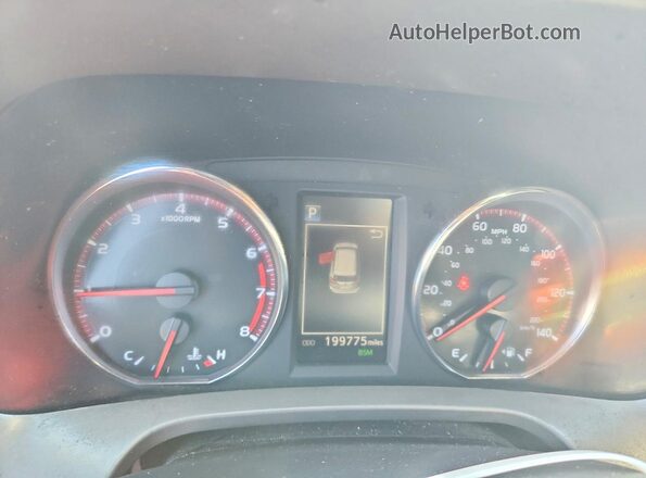 2T3NFREV3GW262047 2016 TOYOTA RAV4 Purple Вид щитка приладів