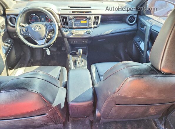 2T3NFREV3GW262047 2016 TOYOTA RAV4 Purple Вид панелі приладів