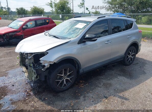 2T3NFREV9HW370724 2017 TOYOTA RAV4 Gray წინა მარცხენა ხედი სამი მეოთხედიდან