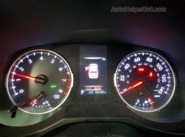 2T3P1RFV0LC127769 2020 TOYOTA RAV4 Teal ხელსაწყოთა პანელის ხედი