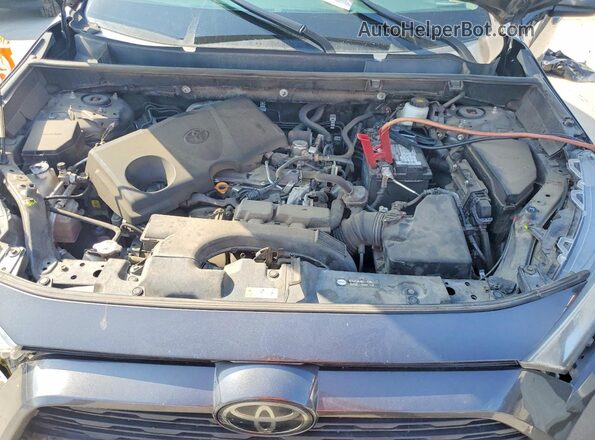2T3P1RFV0MW185140 2021 TOYOTA RAV4 Gray უკანა სალონის ხედი
