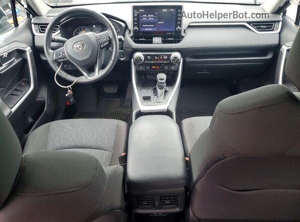 2T3P1RFV0NW312308 2022 TOYOTA RAV4 Gray Вид панелі приладів