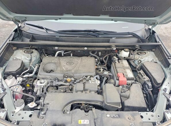 2T3P1RFV0NW312308 2022 TOYOTA RAV4 Gray Вид підкапотного простору