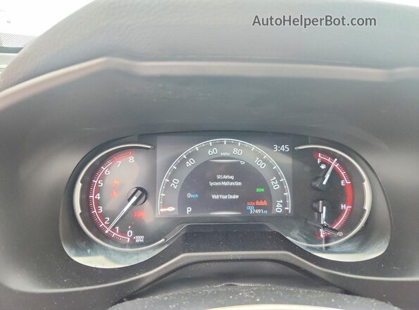 2T3P1RFV0PC328691 2023 TOYOTA RAV4 White ხელსაწყოთა პანელის ხედი