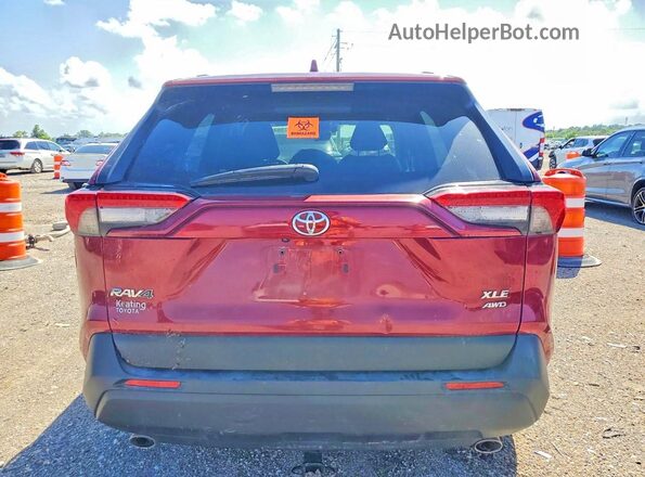 2T3P1RFV0RW455166 2024 TOYOTA RAV4 Red Rear view